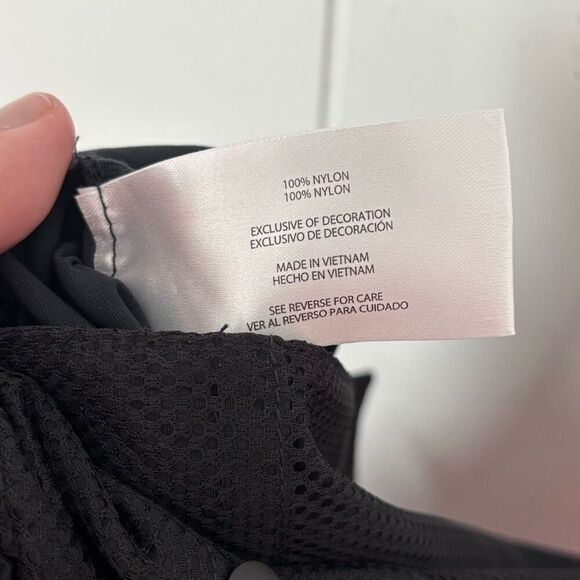 Eddie Bauer Black Ripstop Utility Nylon Outdoor Shorts Mens Medium - Picture 5 of 5